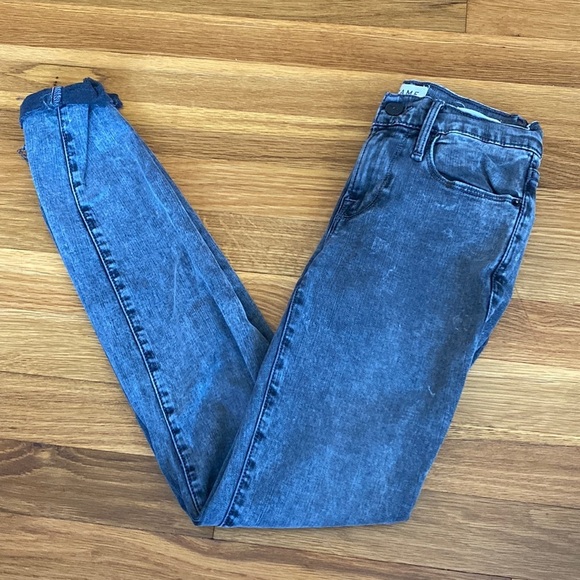 Frame Denim Women’s Grey Skinny Jeans Size 24 - Picture 1 of 7
